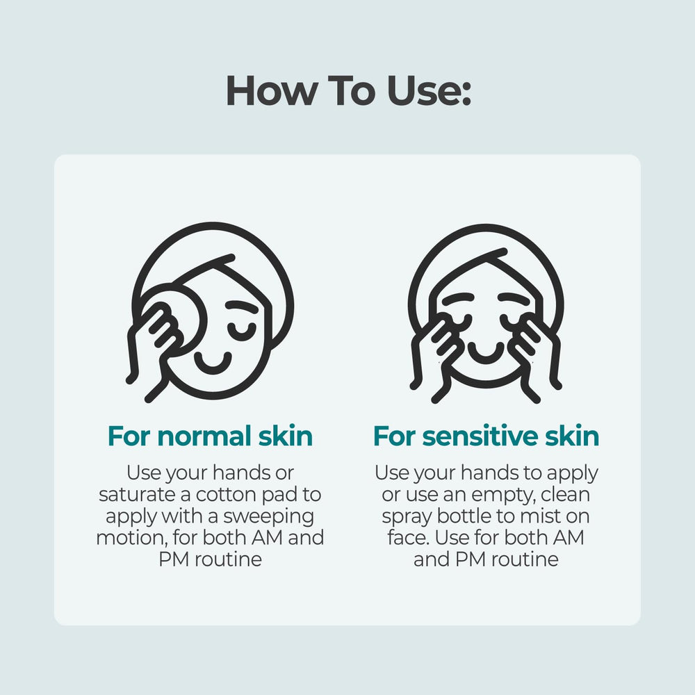 numbuzin No.1 Toner skin after-application feels balanced and refreshed
