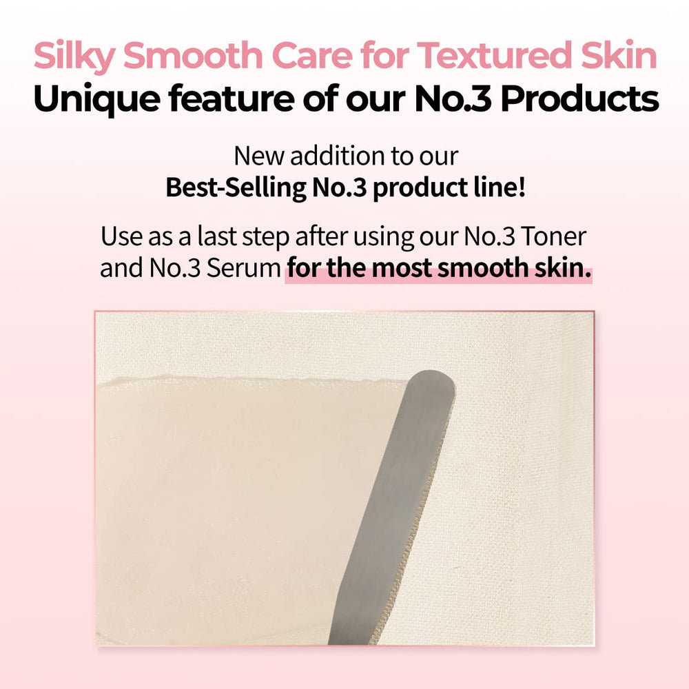 numbuzin No.3 Cream texture-melt into skin for long-day wear