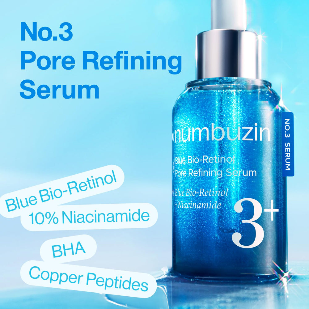 numbuzin No.3 serum bottle pump shows easy daily application