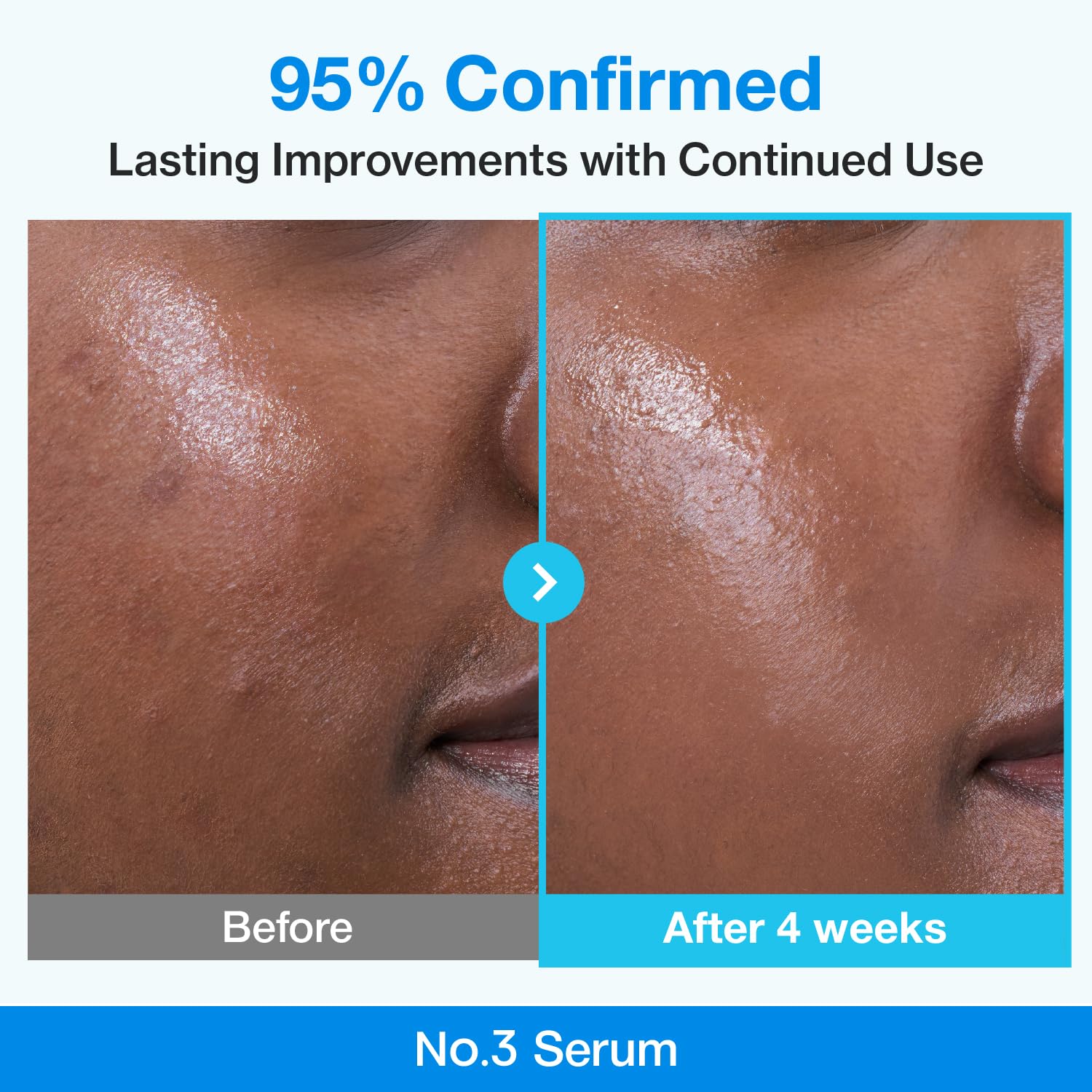 numbuzin No.3 texture swirl on skin demonstrates quick absorption