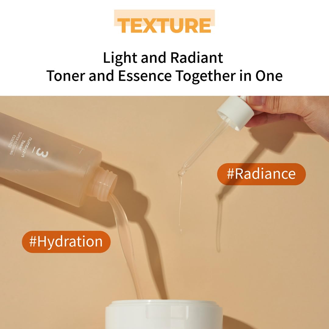 numbuzin No.3 Toner Pad texture-improvement visible on skin close-up