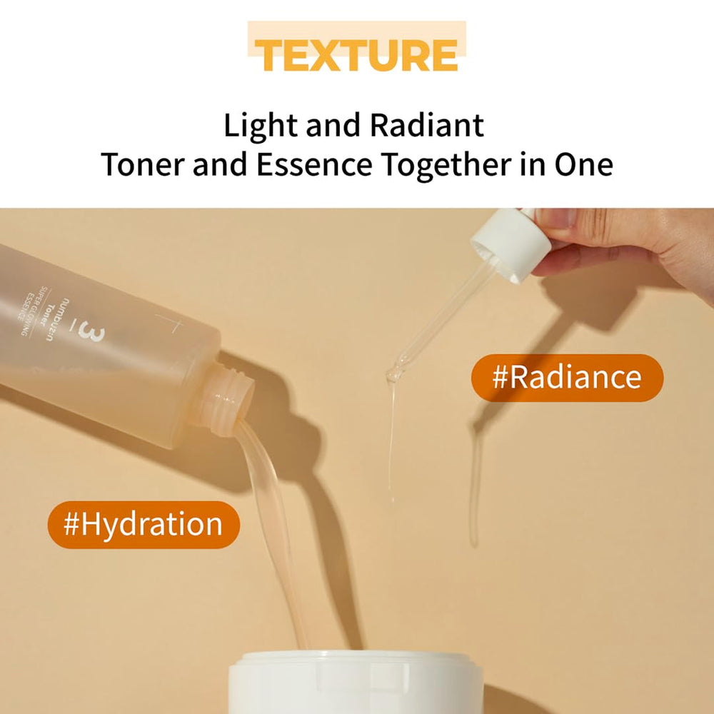 numbuzin No.3 Toner Pad texture-improvement visible on skin close-up