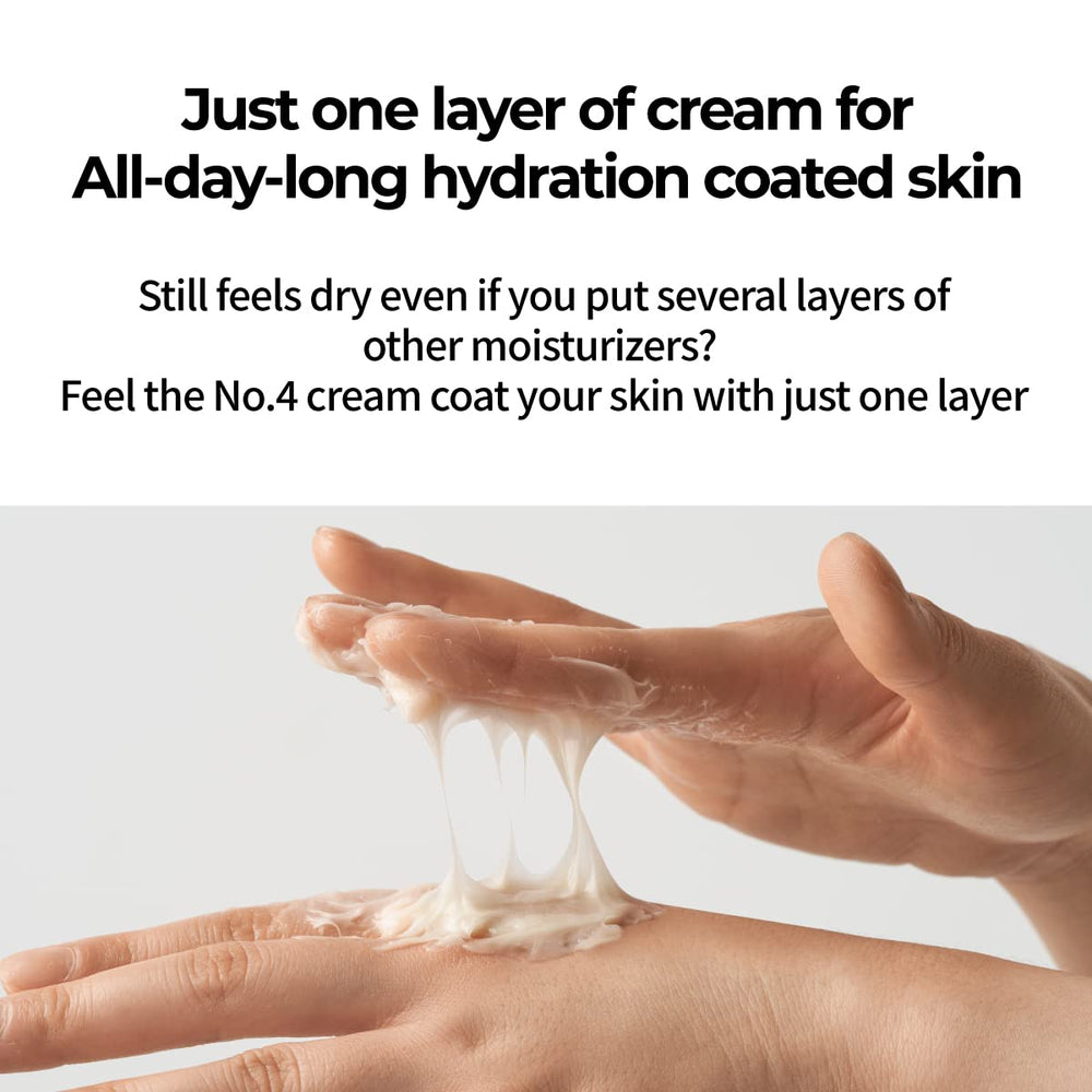 numbuzin No.4 Cream 2oz jar on dresser for daily use