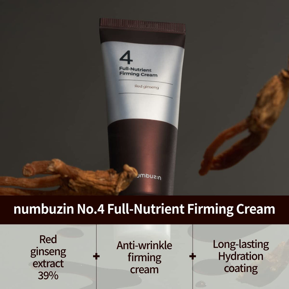 numbuzin No.4 Cream daytime routine application for skin vitality