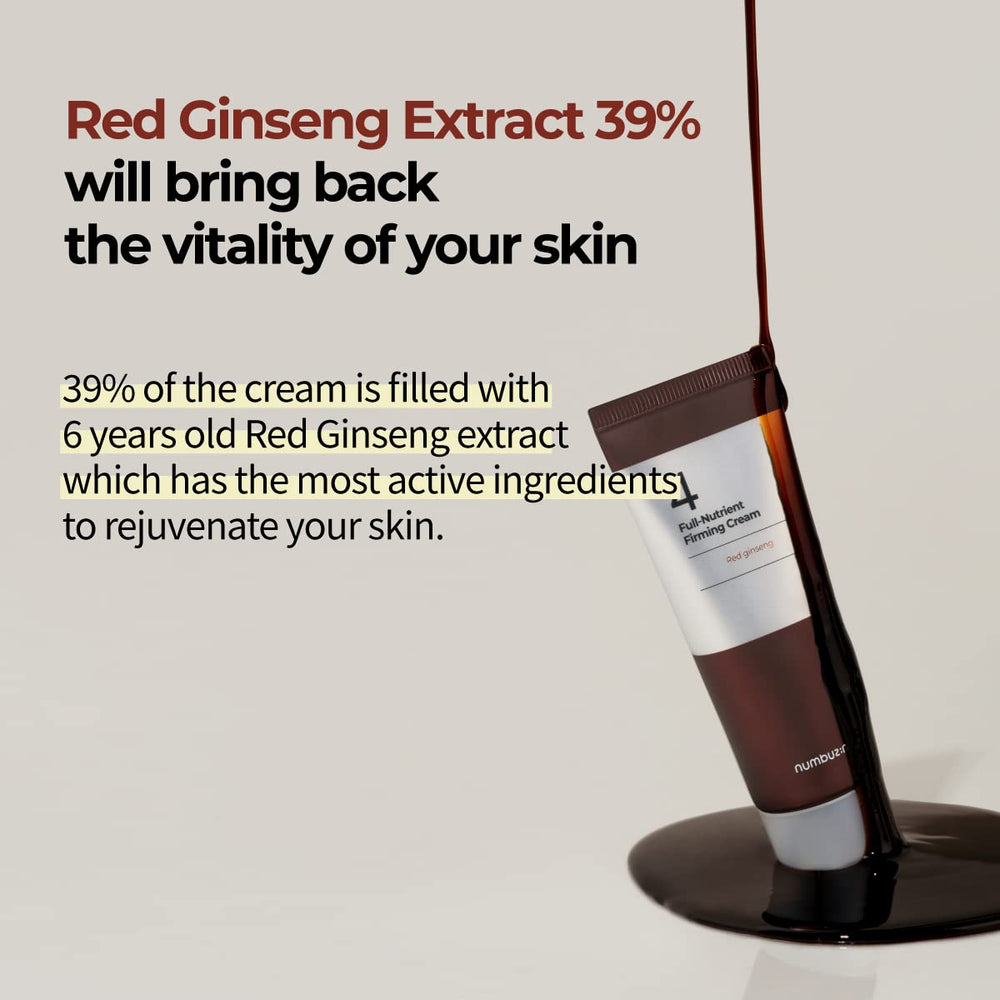 numbuzin No.4 Cream nighttime routine application for nourishment