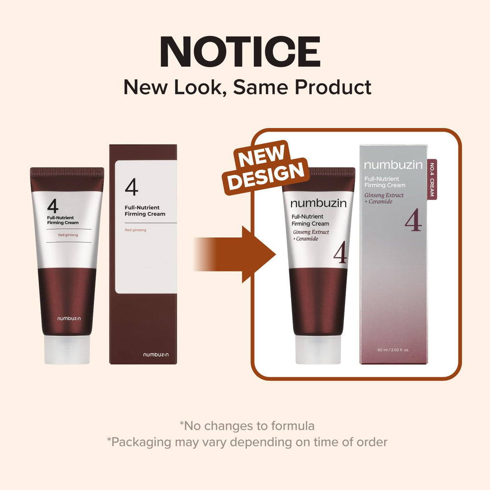 numbuzin No.4 Cream wrinkle care close-up suggests smoothing effect
