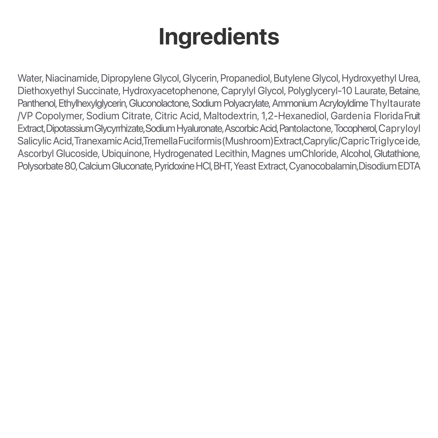 Numbuzin No5 pad suitable for all skin types across routines