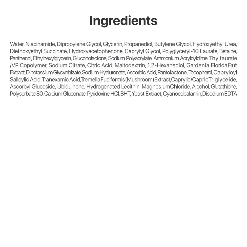 Numbuzin No5 pad suitable for all skin types across routines