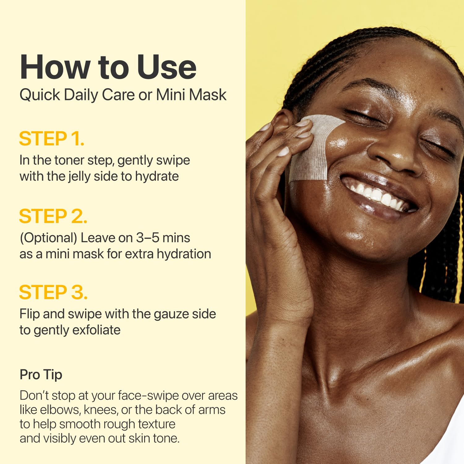 Numbuzin No5 pad offers a light, refreshing skin feel after use