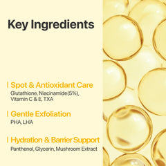 Numbuzin No5 pad featuring PHA and LHA for gentle exfoliation