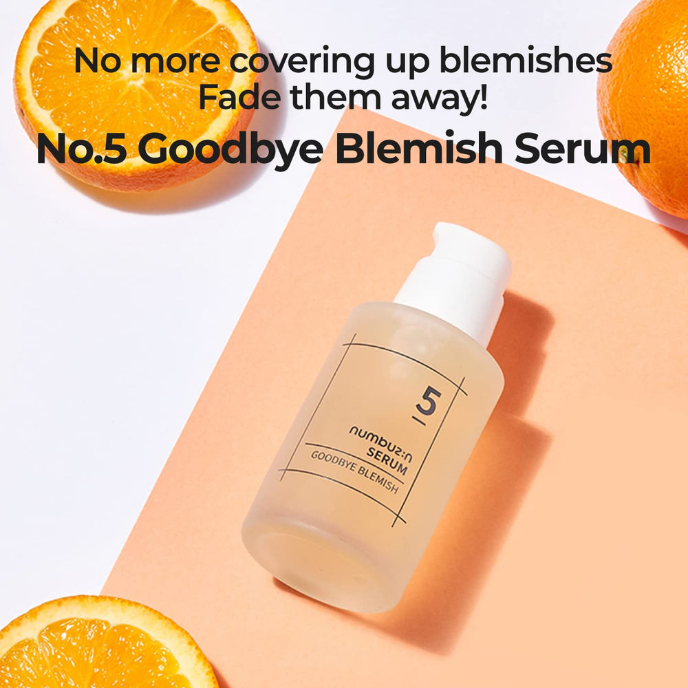 Numbuzin No.5 Serum dropper being used for daily application.