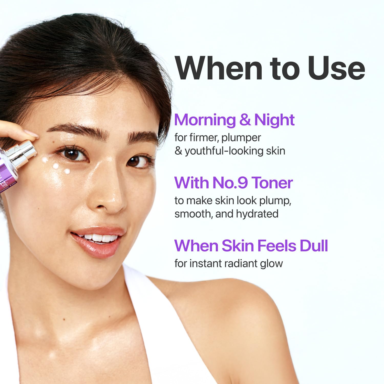Numbuzin No.9 ready-to-apply base for makeup with glow