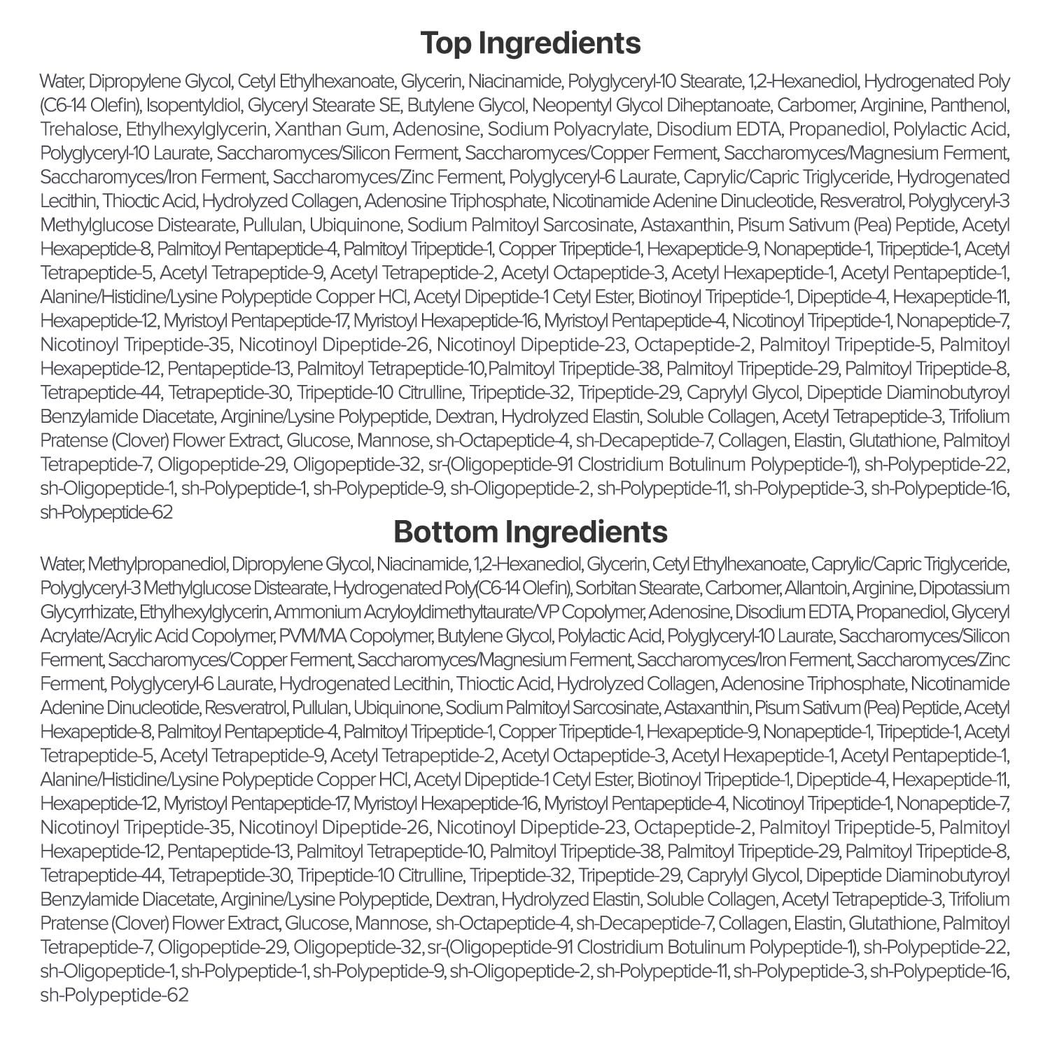 Numbuzin No.9+ NAD+ BIO bottom sheet close-up with peptide and collagen infusion