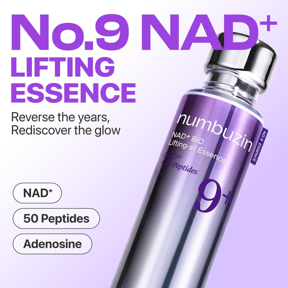 Numbuzin No.9 serum swirl shows hydrating texture for radiant glow