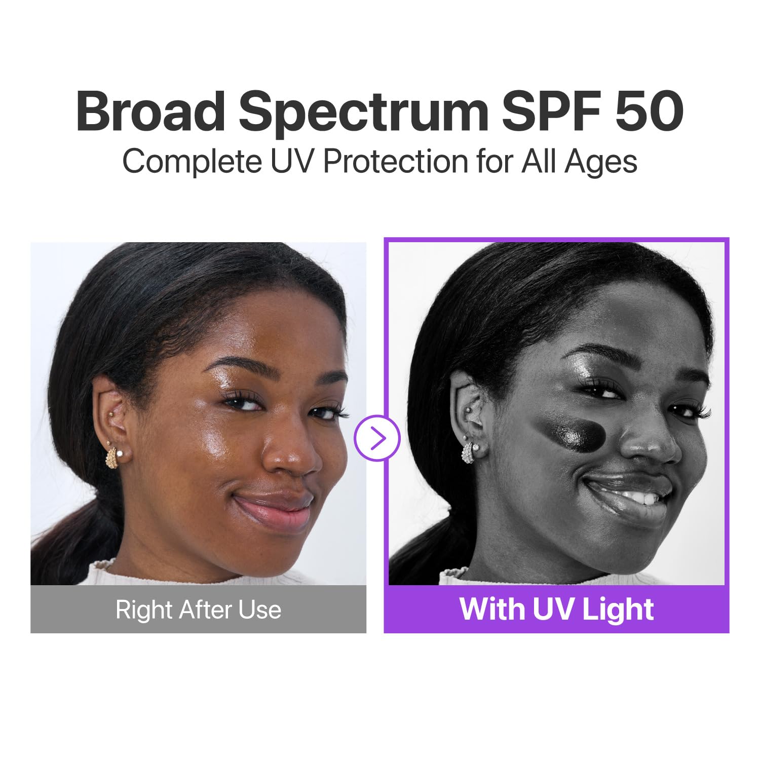 Numbuzin No.9 sunscreen texture demonstrates SPF 50 protection for daily outdoor use.
