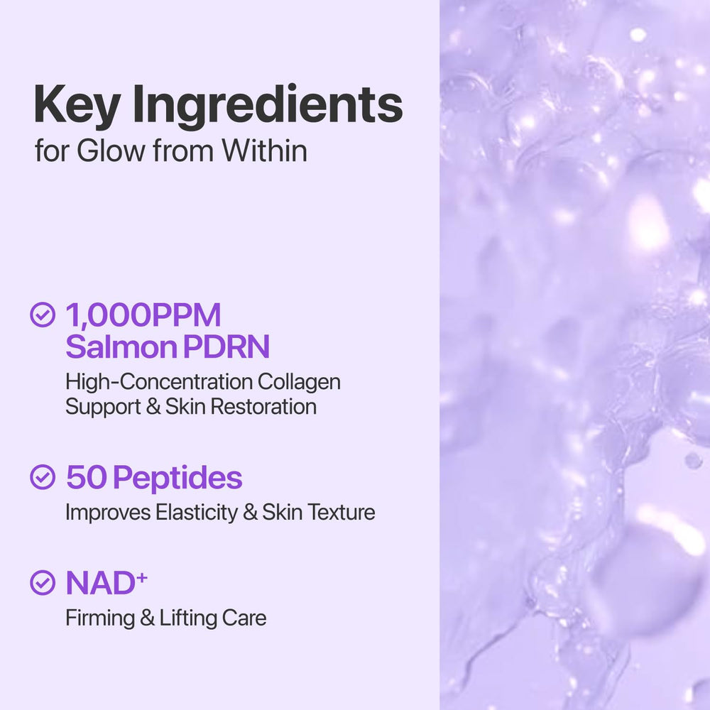 Numbuzin No.9 toner absorbs quickly into skin with a silky feel close-up.