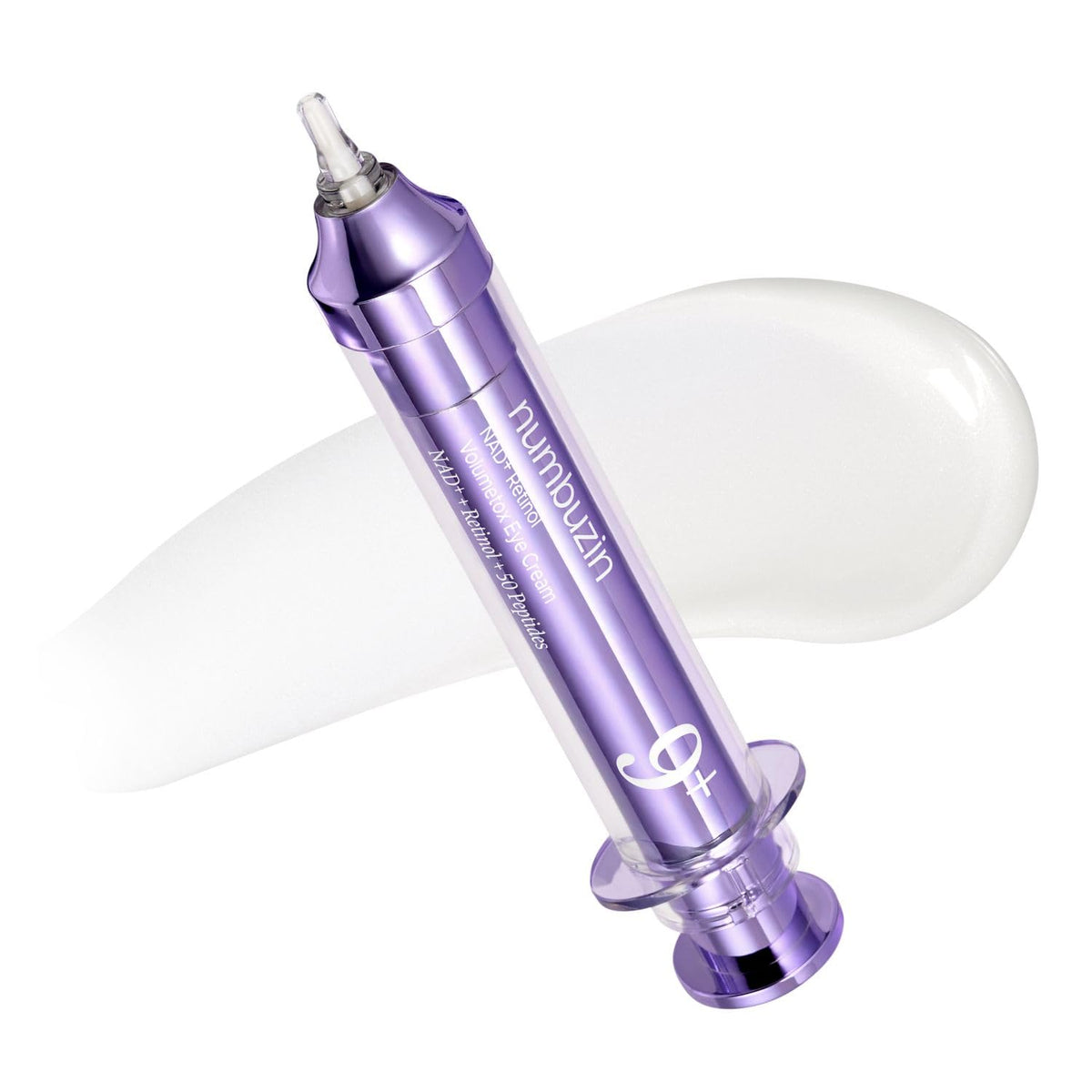 numbuzin No.9 tube front shows a lightweight depuffing daily eye cream