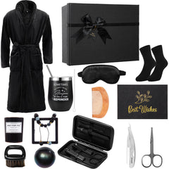 Nuogo 15pc gift-set box black, ideal gift for dad or husband.
