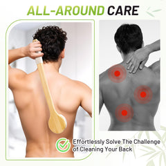 NURENDER back brush soft-bristles pamper sensitive skin during daily showers