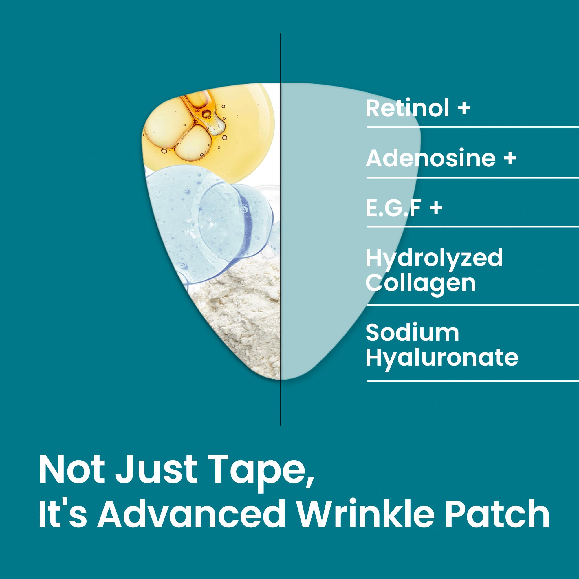 Nurive CoreVital invisible patch demonstrates overnight care on the forehead.