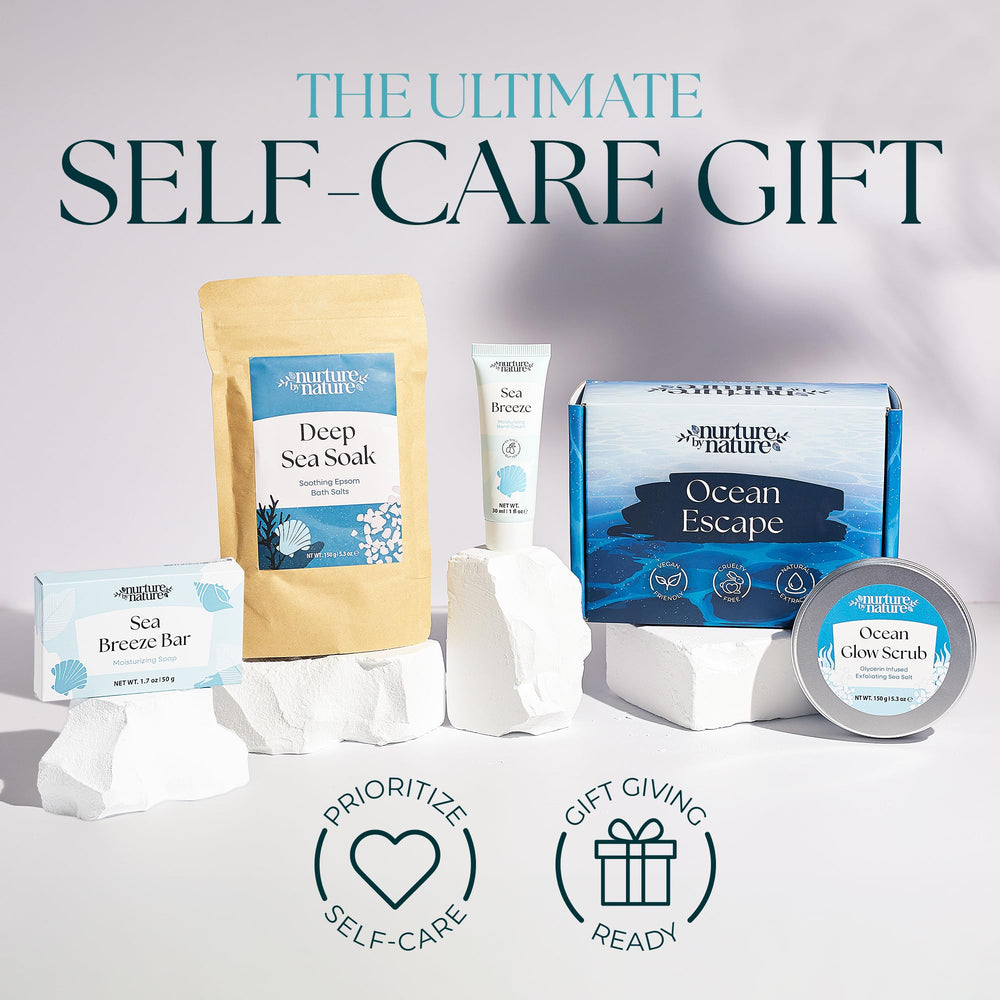 Nurture by Nature Ocean Escape soap bar offers creamy, moisturizing lather