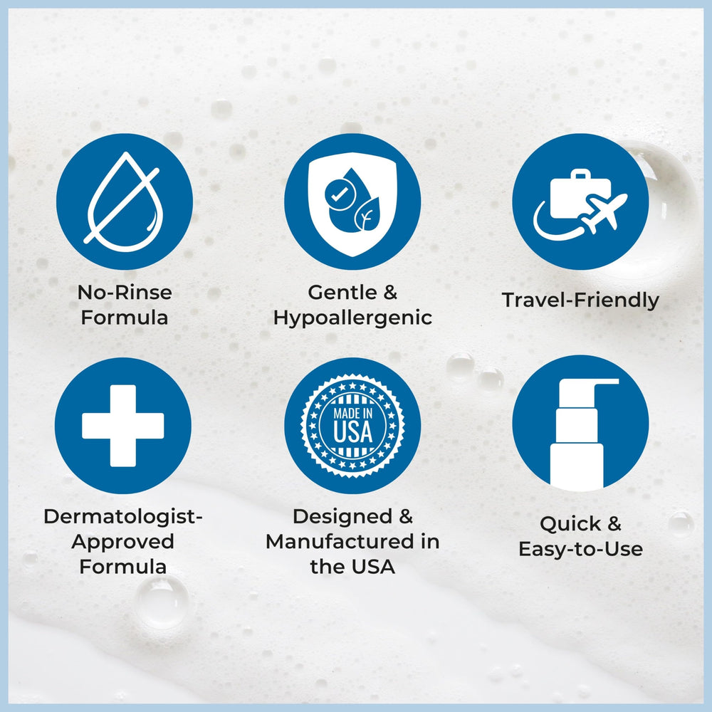 Nurture Valley waterless cleanser used in hospital care