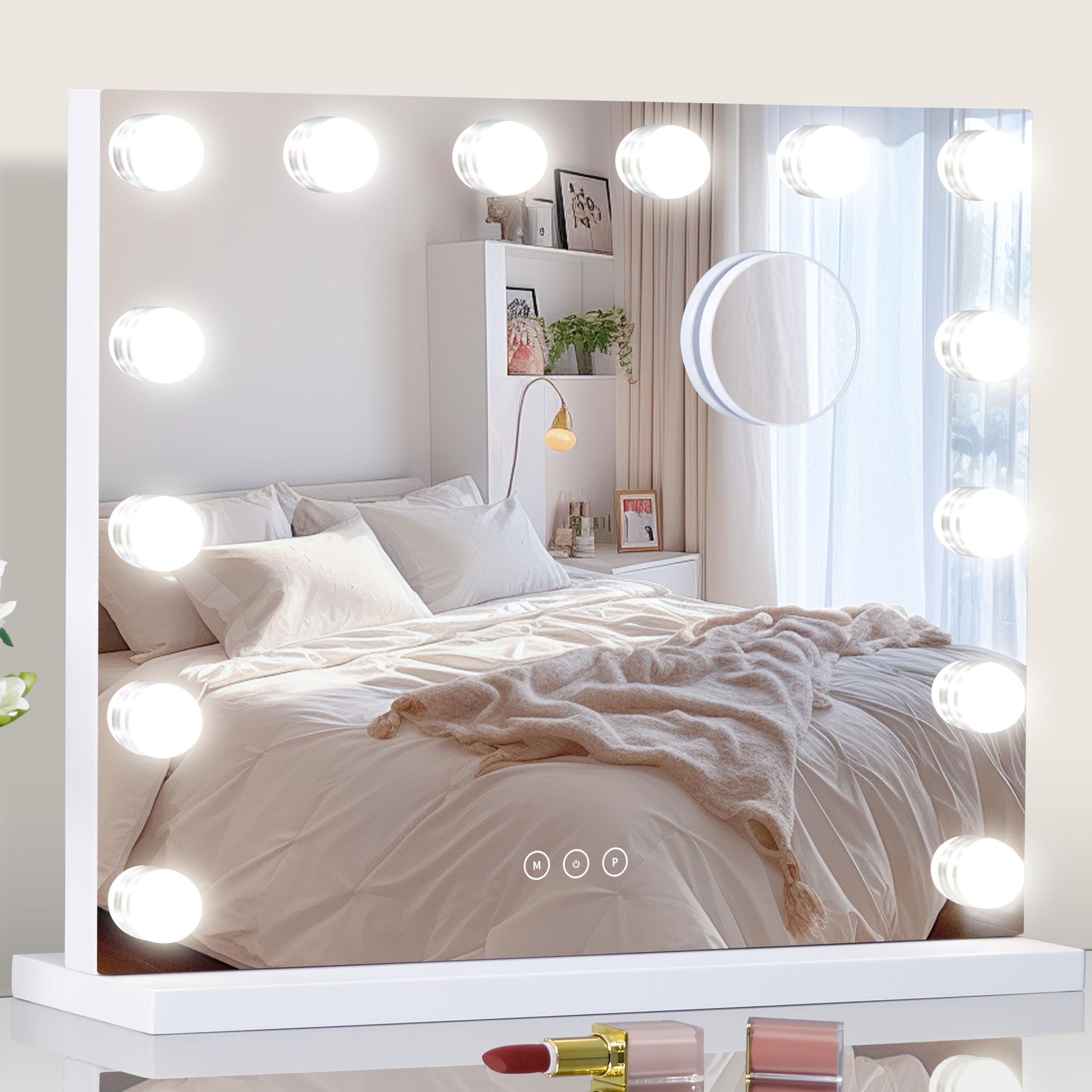 NUSVAN vanity mirror lights dimmable LEDs for precise makeup application