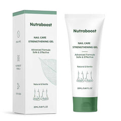 Nutraboost natural nail care gel bottle for easy at-home nourishment and shine