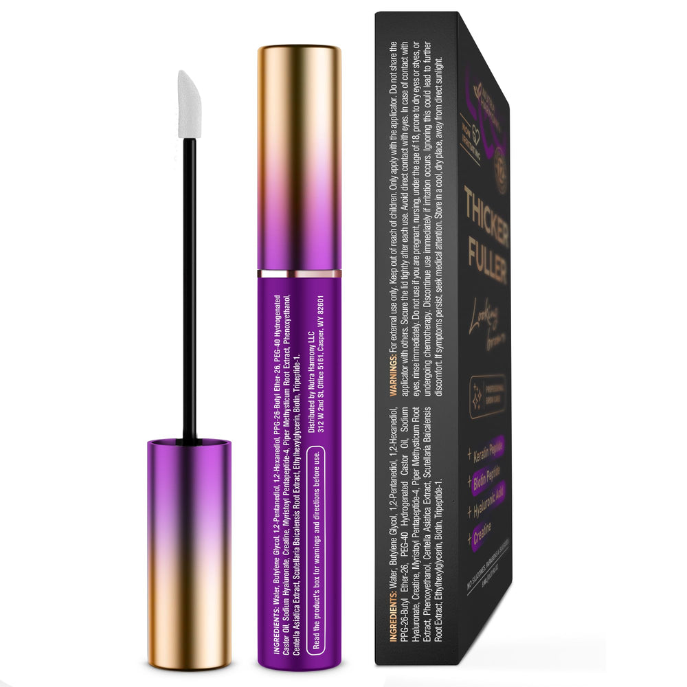 NUTRAHARMONY Brow Serum dermatologist-tested and cruelty-free reassurance