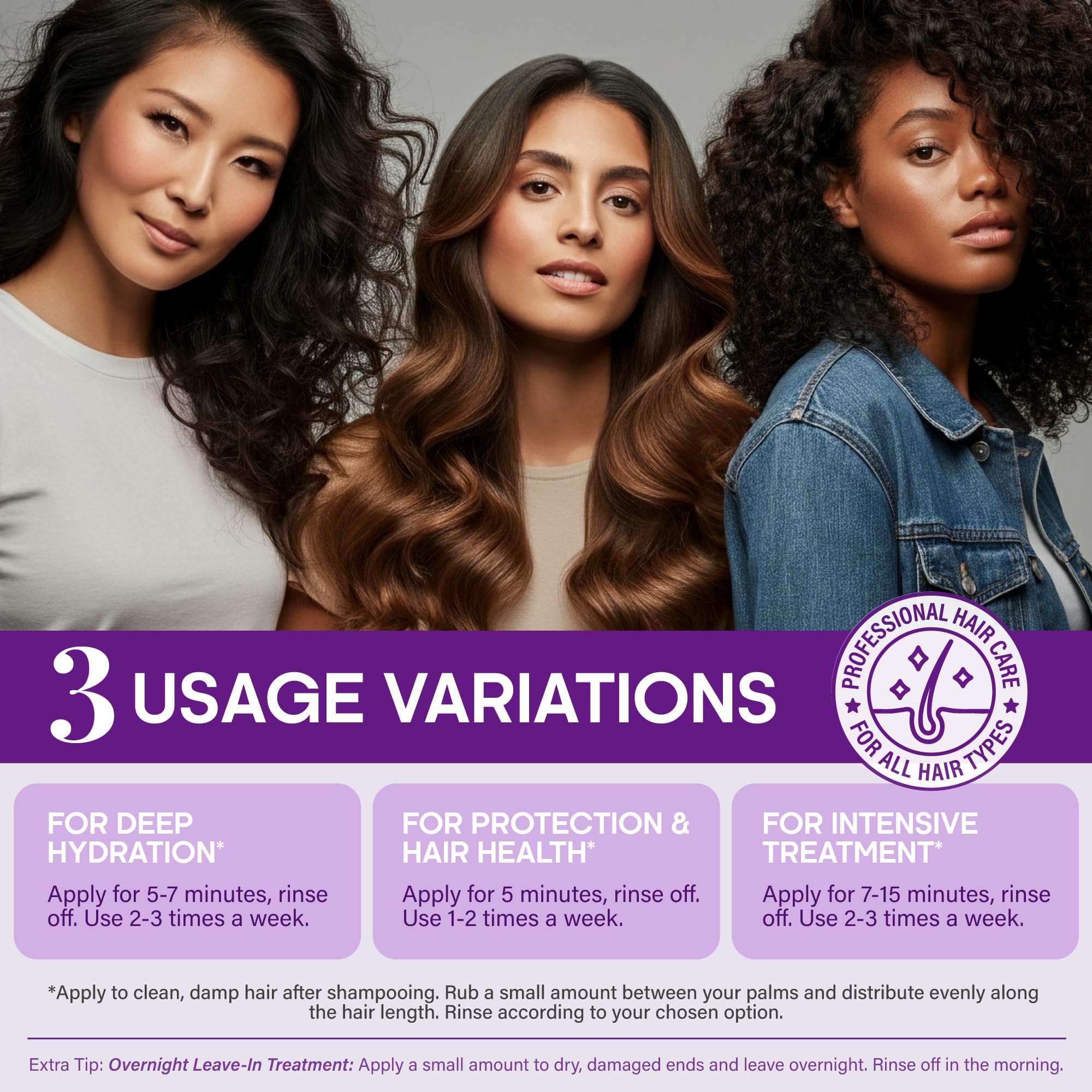 NutraHarmony hair mask swatch on bleached, color-treated hair.