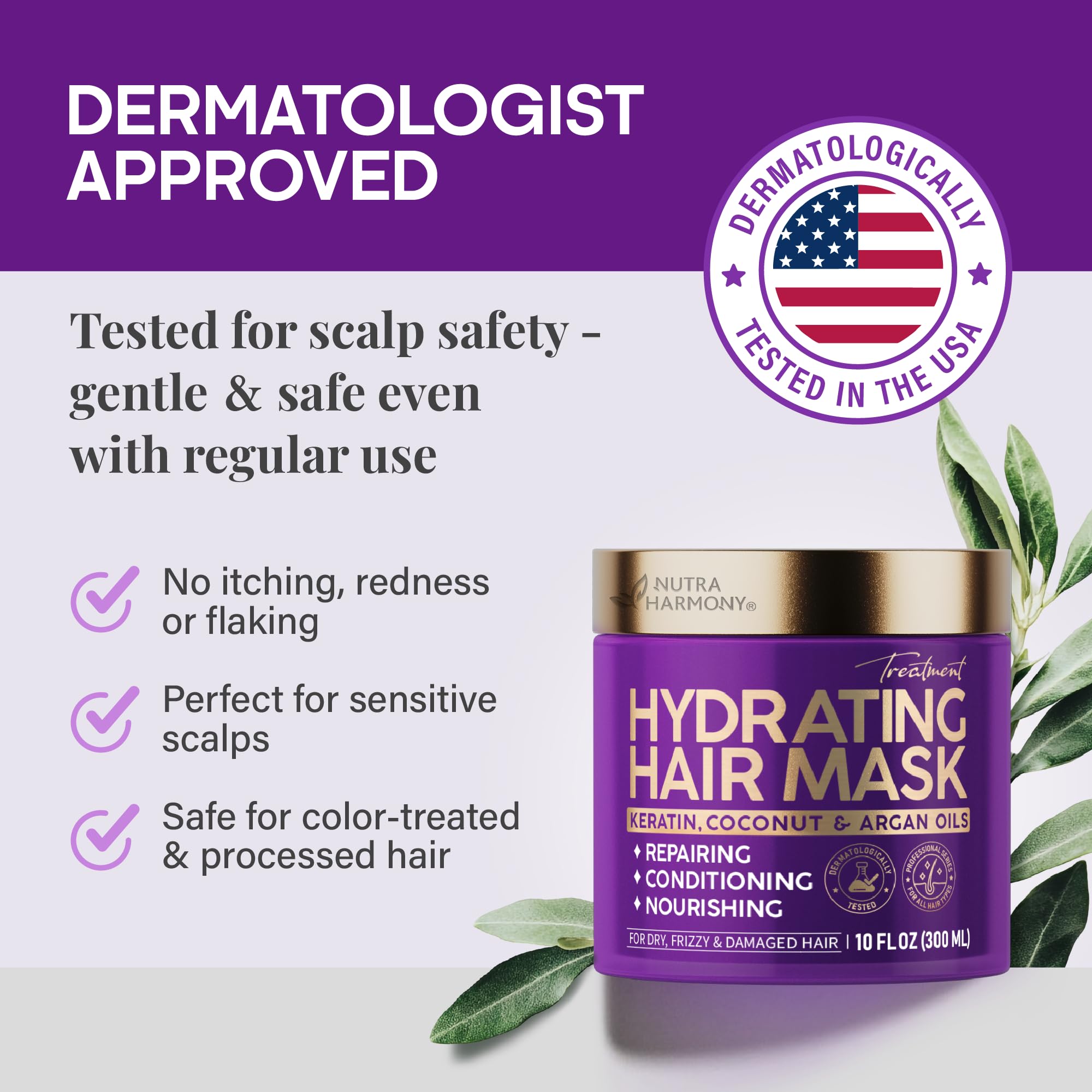NutraHarmony spa moment on vanity for a pampered routine.