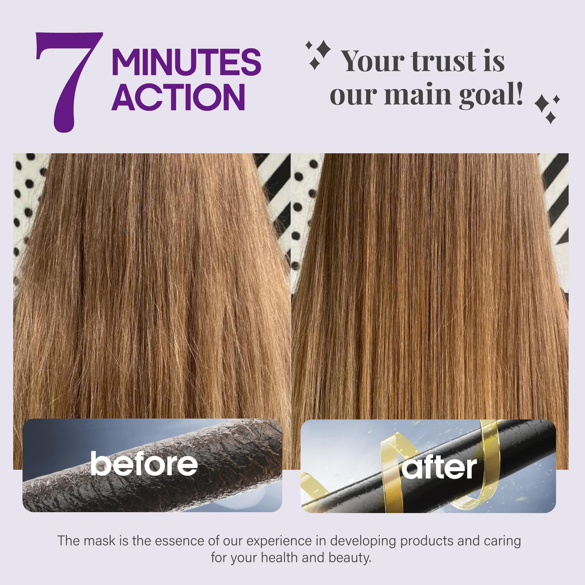 NutraHarmony ingredients highlight keratin, biotin, and collagen for repair.