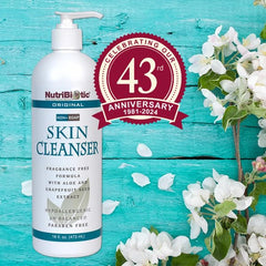 NutriBiotic Original Non-Soap cleanser twin-pack packaging—eco-friendly, biodegradable care option.