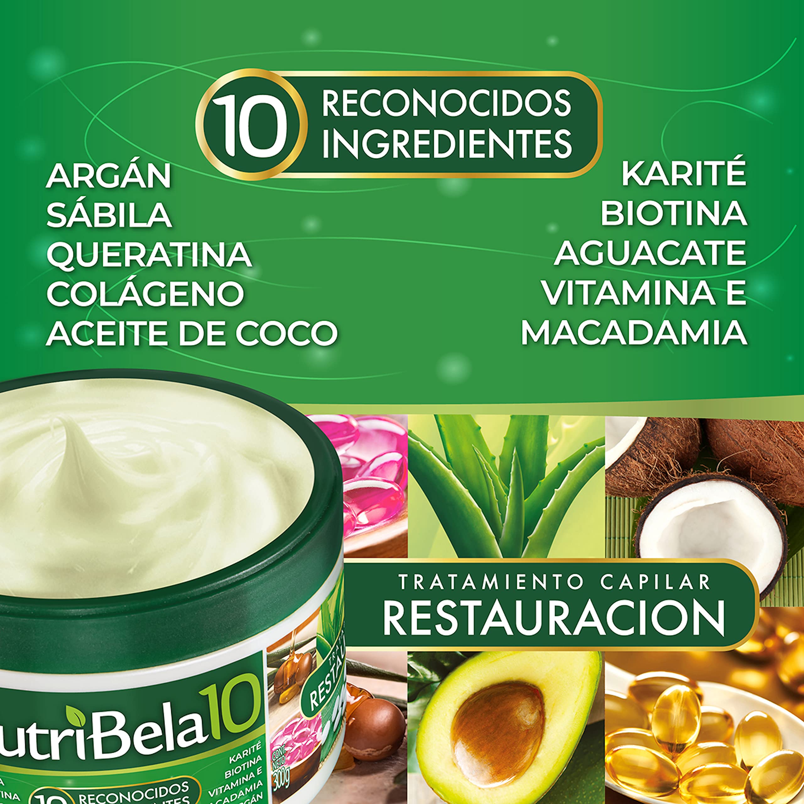 Nutribela10 aceite de coco aporta brillo y protección al cabello