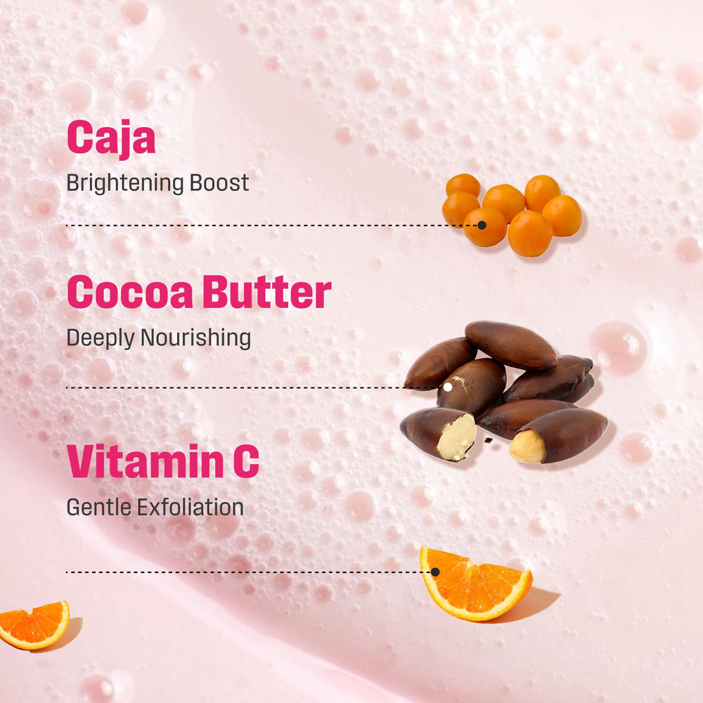 Nutrius Berry Bliss application scene showing smooth post-use hands