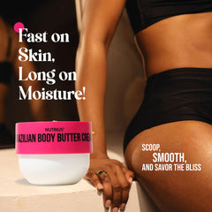 Nutrius Berry Bliss creamy texture closeup showing whipped consistency
