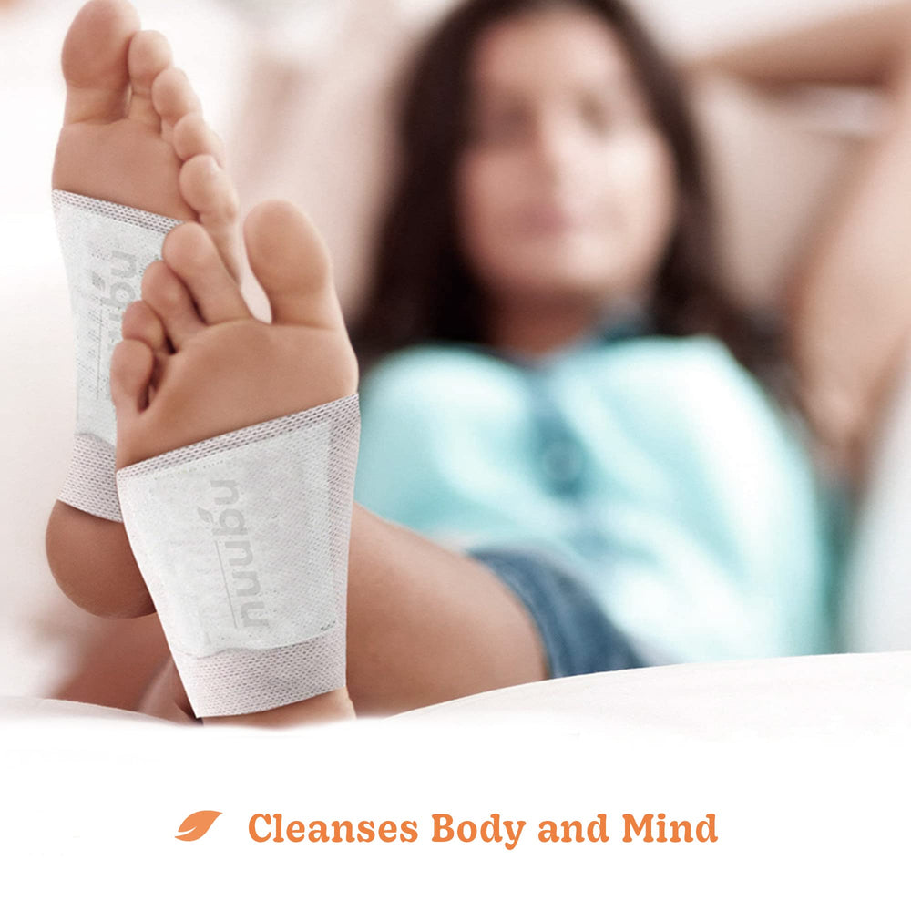 Nuubu ginger aroma close-up conveys soothing sensory experience during foot care.