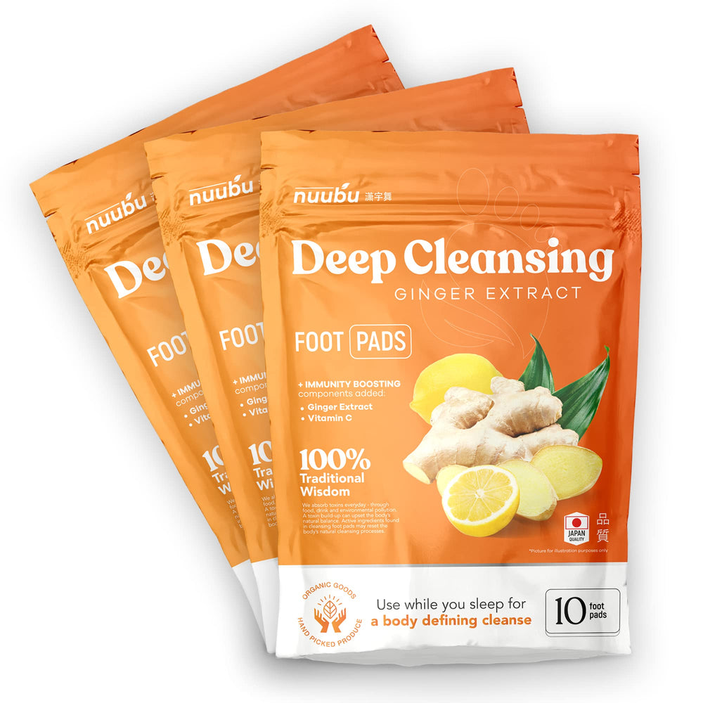 Nuubu foot pads packaging shown for premium at-home foot care