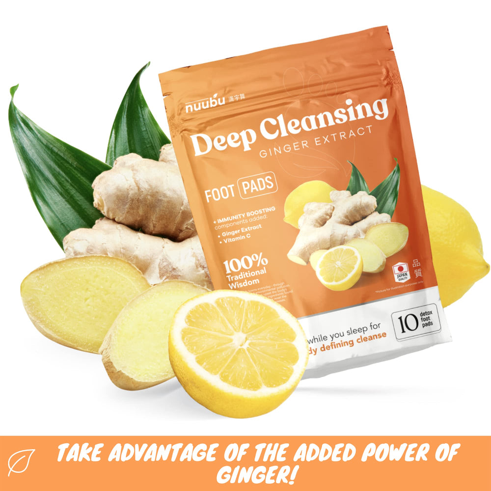 Nuubu ginger powder close-up highlighting natural ingredients for soothing self-care