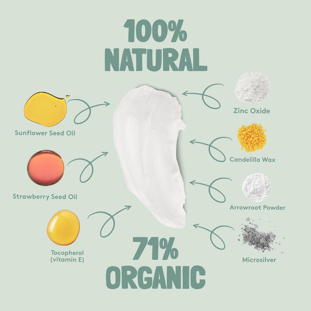 Nuud four tubes on display offer a compact travel-friendly deodorant option