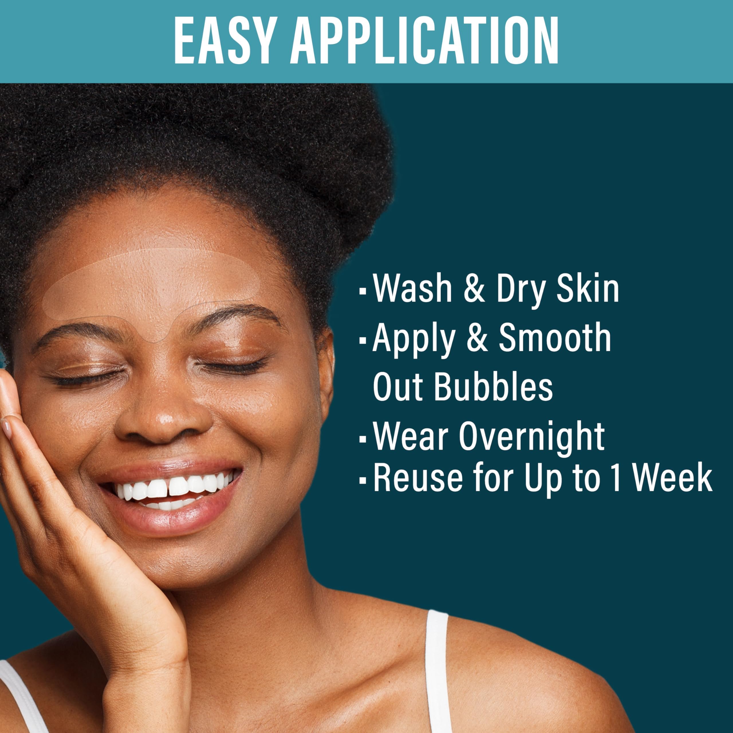 NUVADERMIS patch pack arrangement demonstrates easy bedside skincare kit.