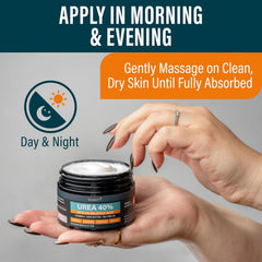 NUVADERMIS Shea butter tea tree oil ingredients highlight soothing properties.