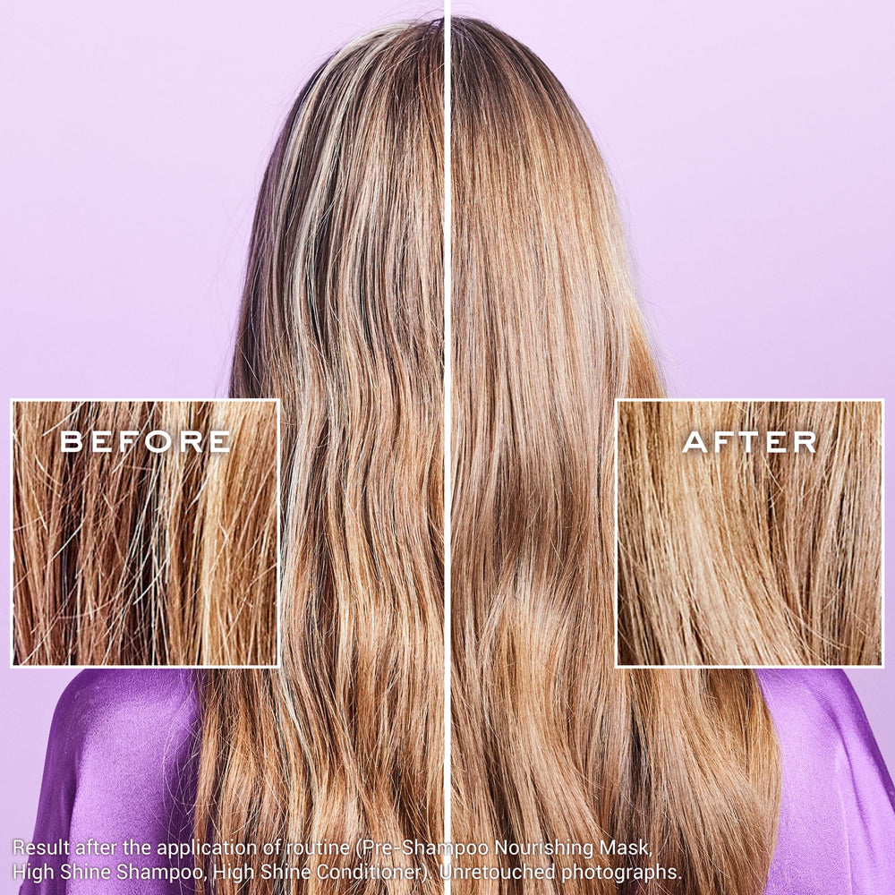 Nuxe Hair Prodigieux High Shine Conditioner dispenser view shows easy daily use.