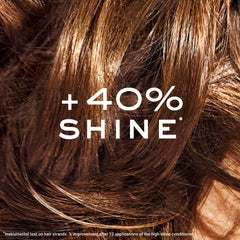 Nuxe Hair Prodigieux High Shine Conditioner on hair delivers detangled, silky feel.