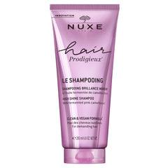 Nuxe Hair Prodigieux High Shine Shampoo bottle for daily shine and nourishment.