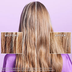 Nuxe Hair Prodigieux High Shine Shampoo closeup of nourishing formula.