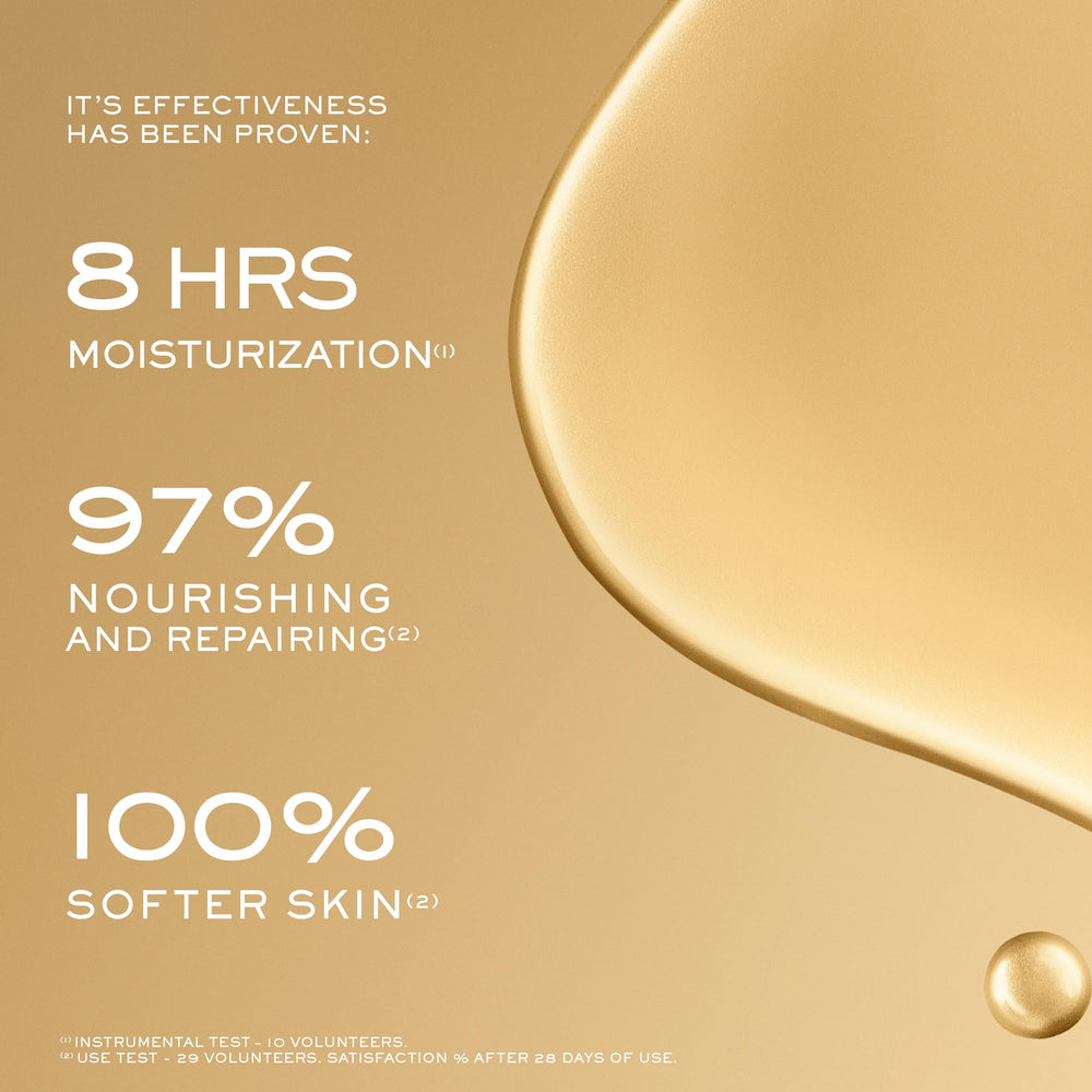 Nuxe Huile Prodigieuse hair shine after styling and detangling.