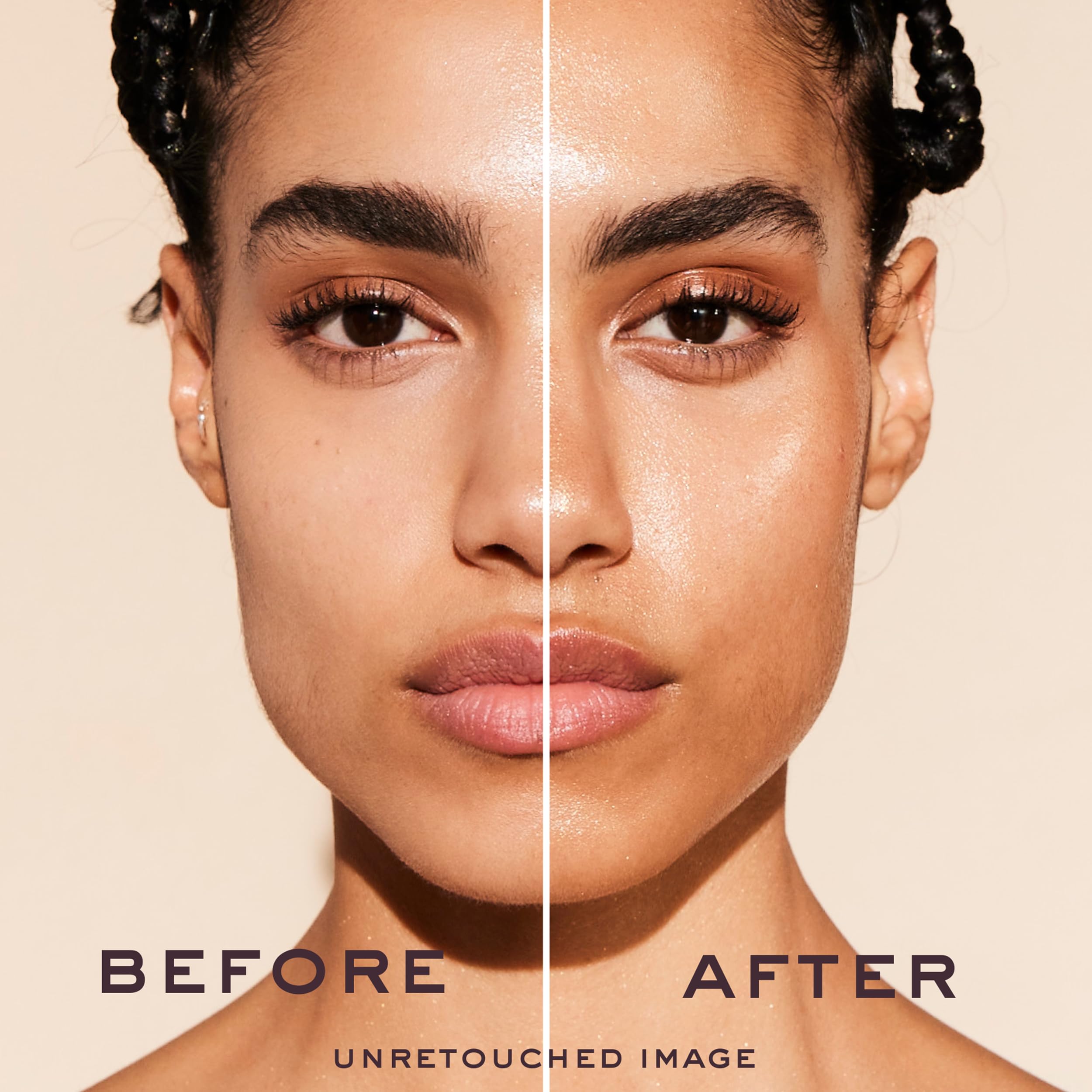 Nuxe Huile Prodigieuse Shimmer applied on the body delivers a soft glow.