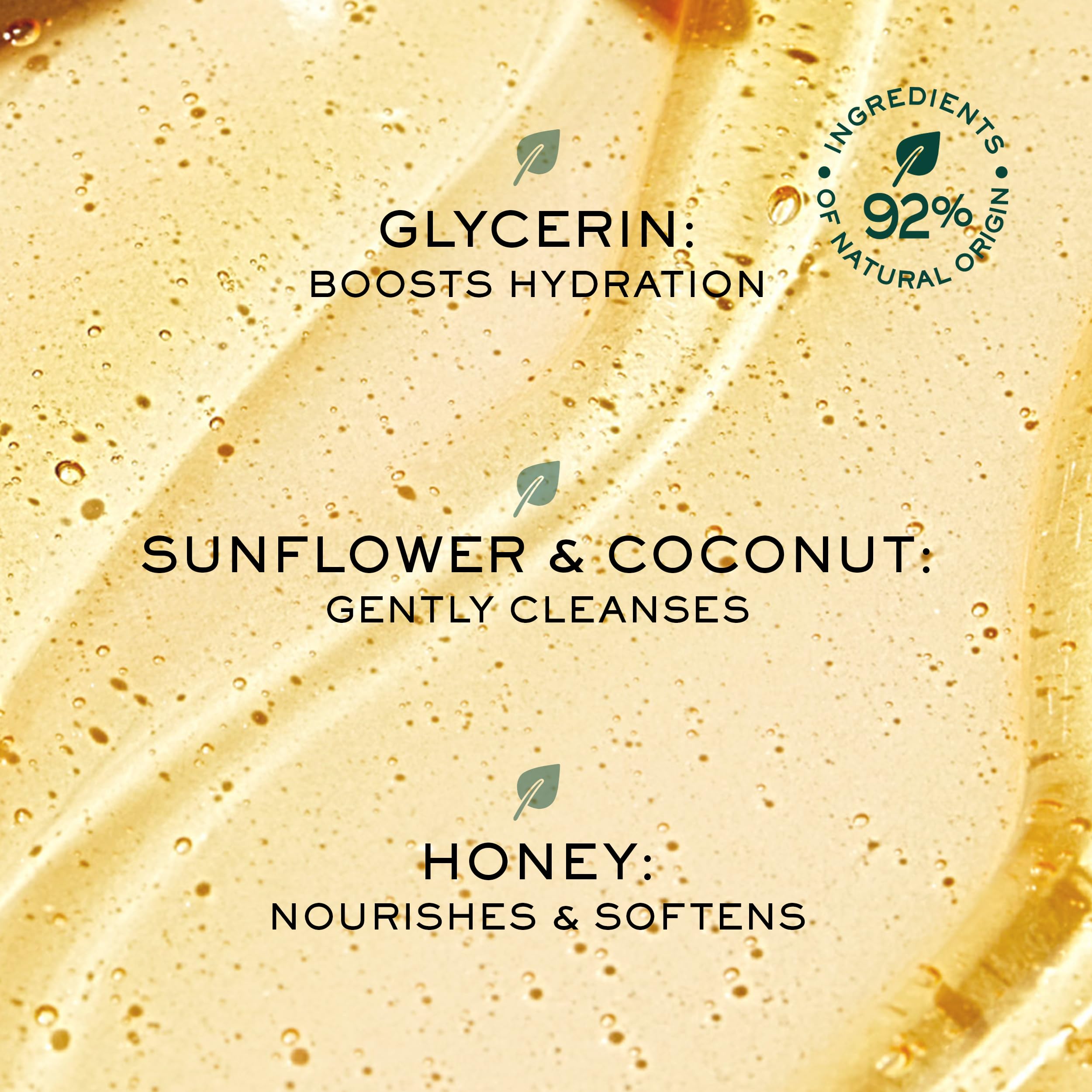 Nuxe Reve de Miel fragrance close-up hints honey aroma in shower