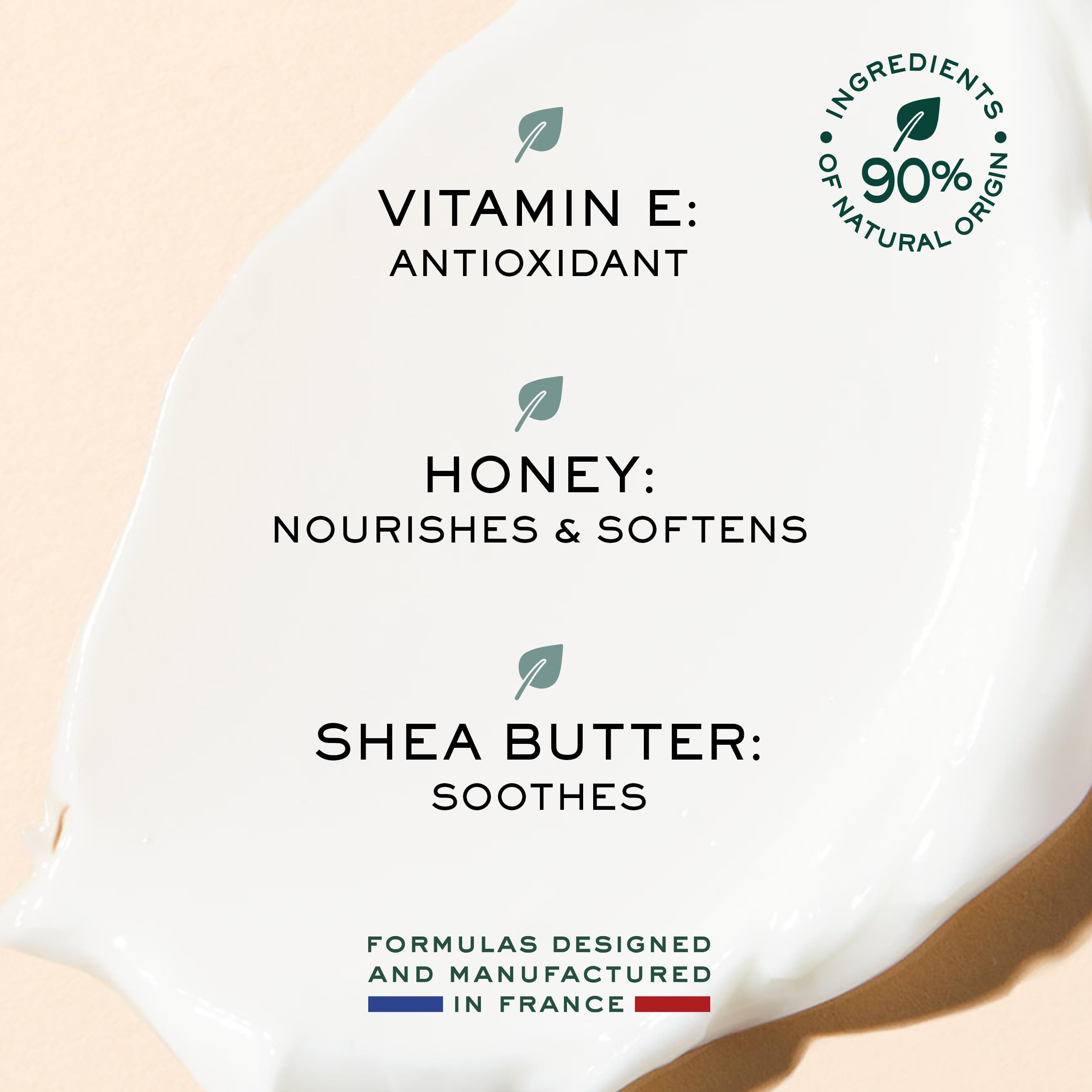Nuxe Reve de Miel hands and nails care visuals for healthier nails.